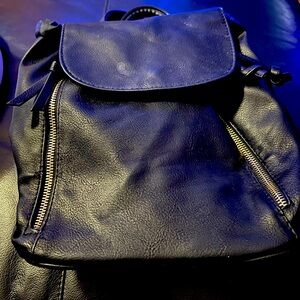 Black Backpack Purse